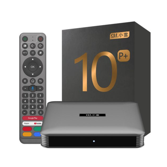 SVI Cloud 10P+ TV Box｜1-Year Warranty｜Free Mini Wireless Keyboard Included ｜EU
